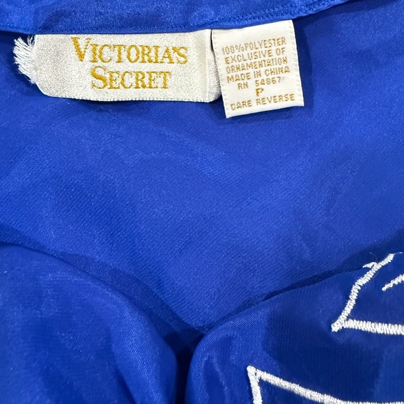 VICTORIA SECRET vintage gold label  Satin Women's Sleepwear with Lace Trim - Picture 9 of 9